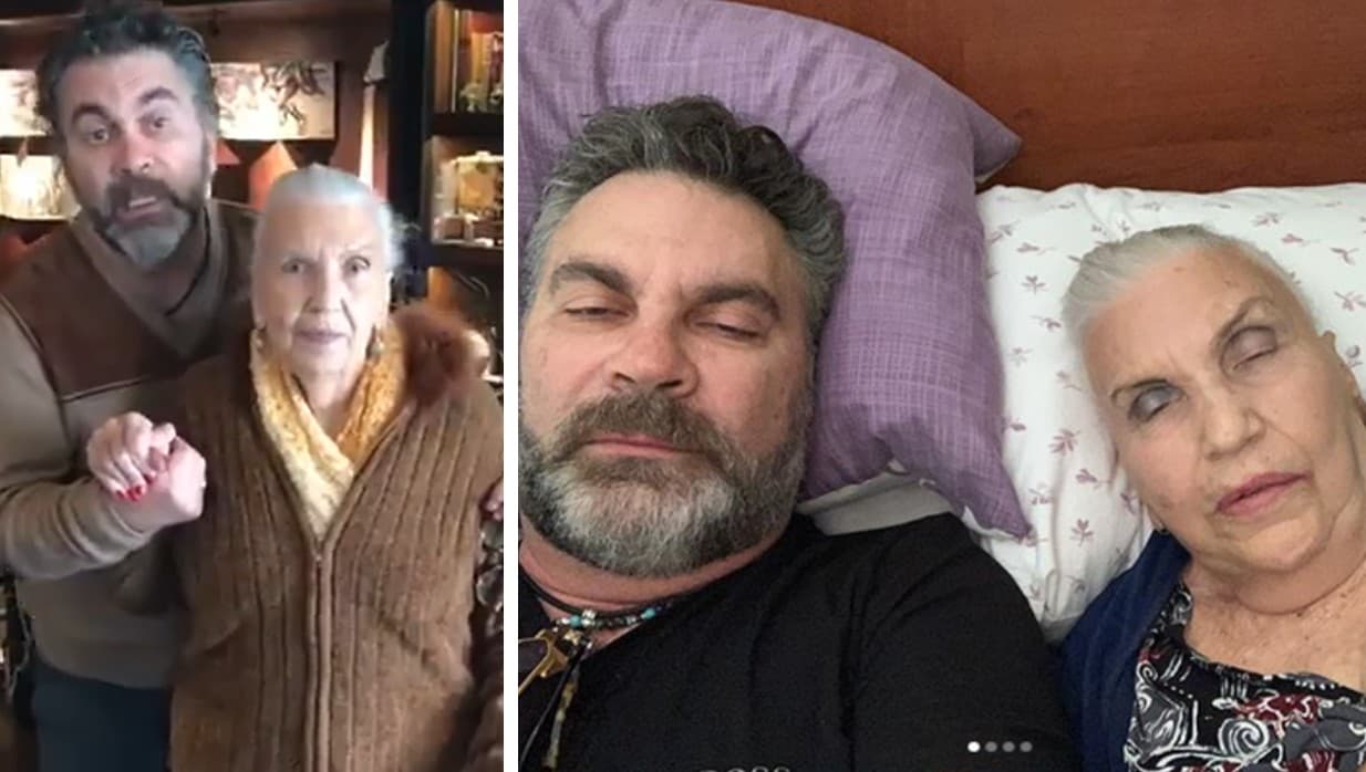 Mijares mostraba divertidos momentos con su madre en redes sociales.