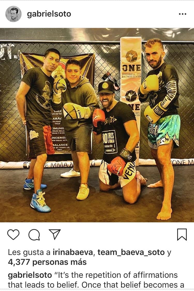 La actriz de 25 años ha practicado box y probablemente comparte esa pasión con su ahora novio.