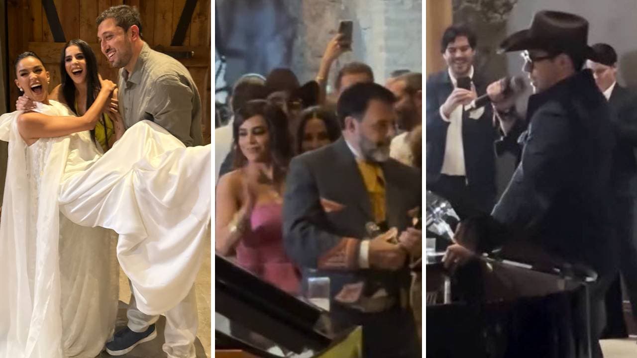 Los looks en la preboda de Alejandra Capetillo y Nader Shoueiry.