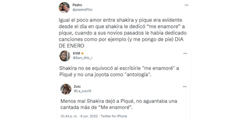 ¿'Me enamoré' de Shakira fue para Piqué?