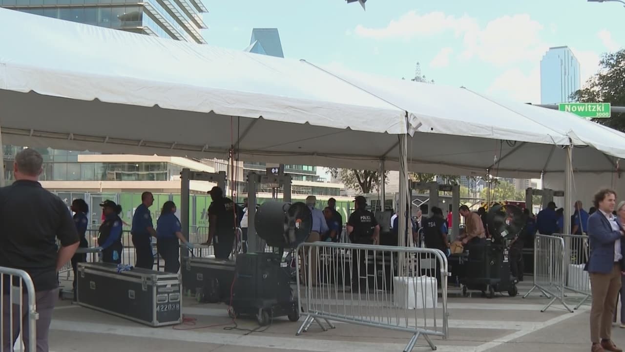 Comienza la Convención Republicana en Dallas: así son las fuertes medidas de seguridad en la zona