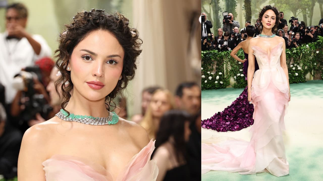Eiza González en la Met Gala 2024.