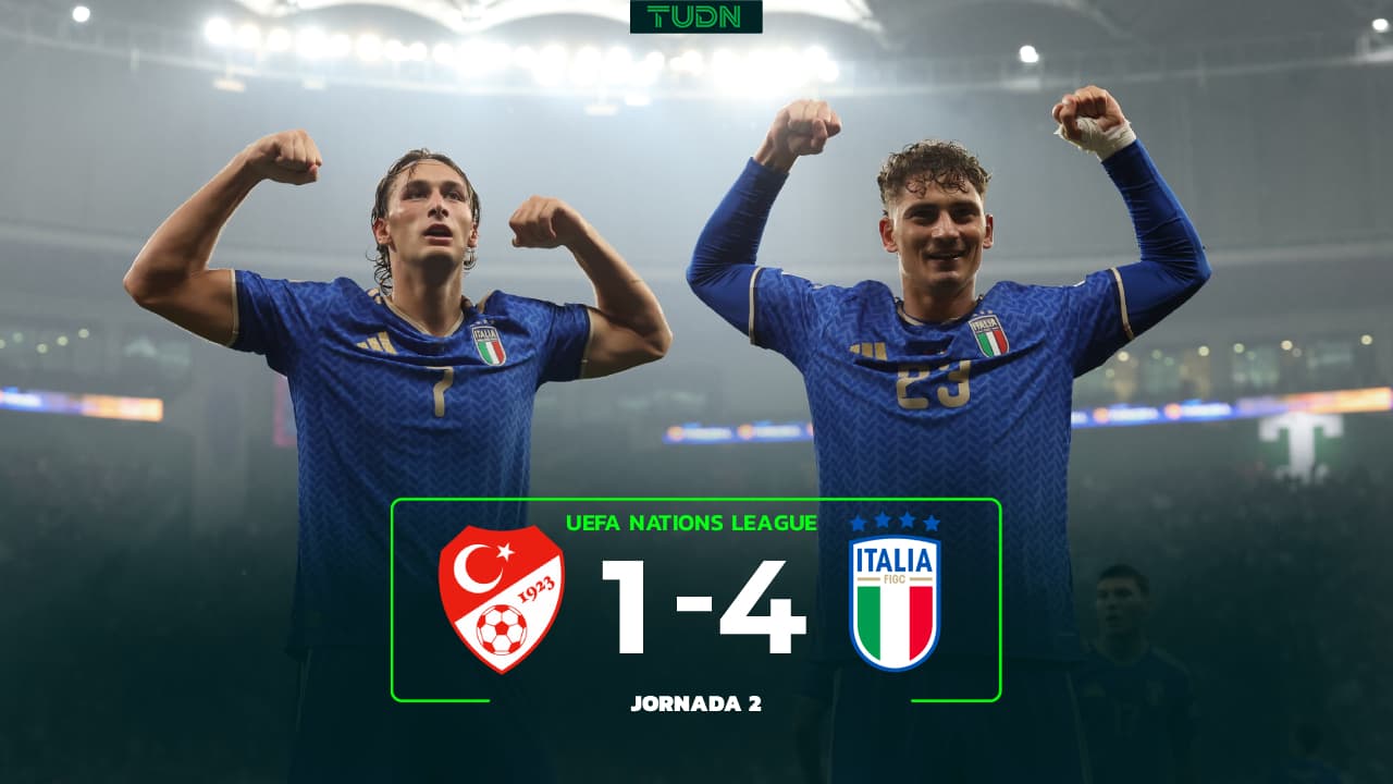 Italia golea sin piedad a Turquía en la UEFA Nations League