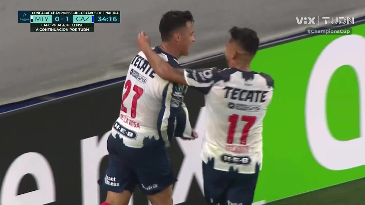 ¡Golazo enfermo de Monterrey! Roberto De la Rosa firma su doblete