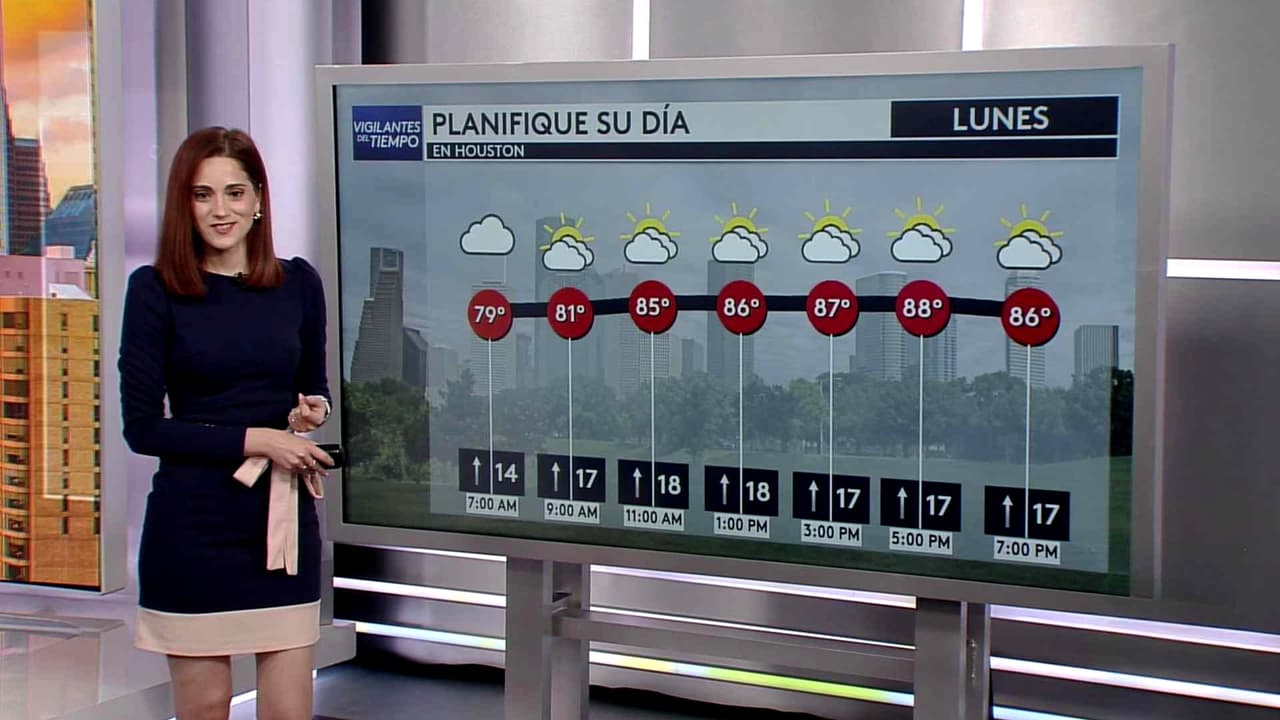 Pronóstico del tiempo hoy en Houston: Condiciones cálidas, húmedas y ventosas; el termómetro alcanzará 88 °F