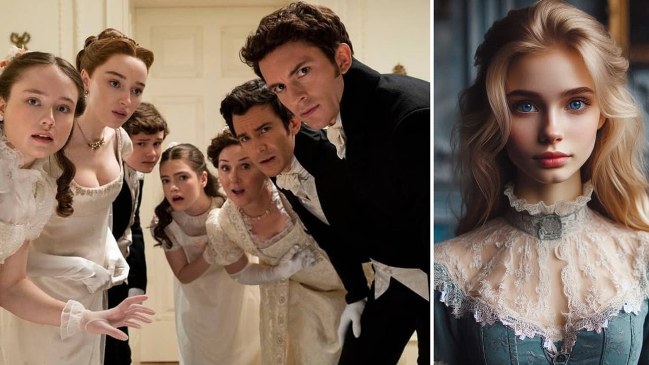 Así se verían los Bridgerton si fueran como se describen en los libros, según IA 