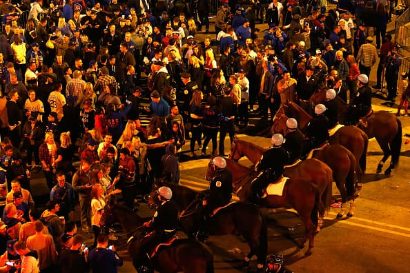 Hubo algunos momentos de tensión, pero la fiesta fue bastante pacífica.