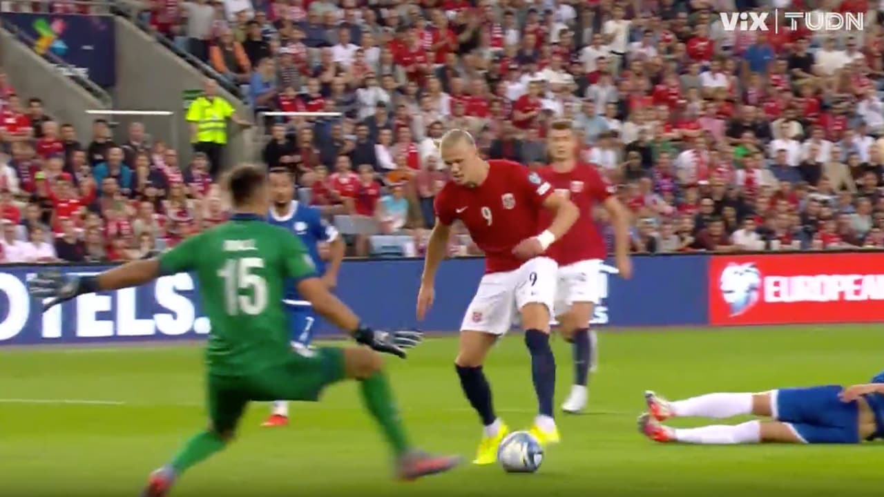 ¡Doblete de Haaland! El noruego pone el 3-0 sobre Chipre