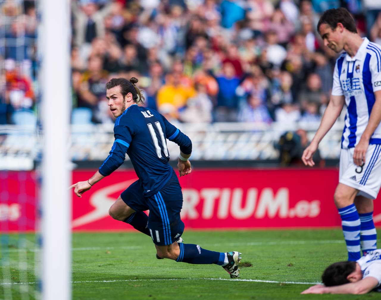 Fue Garteh Bale el hombre que hizo el gol del triunfo con un certero cabezazo.
