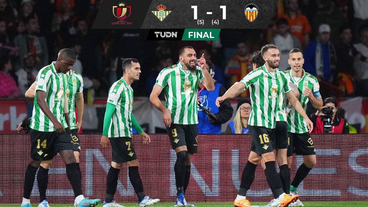 ¡Betis campeón! Musah falla penal y Guardado gana primer título en España