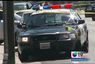 El Oficial fue llevado al hospital después del incidente.