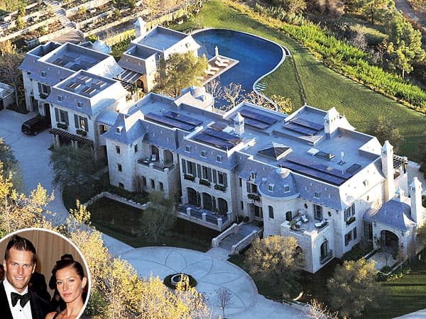 Tom Brady y Gisele Bundchen – $27 millones