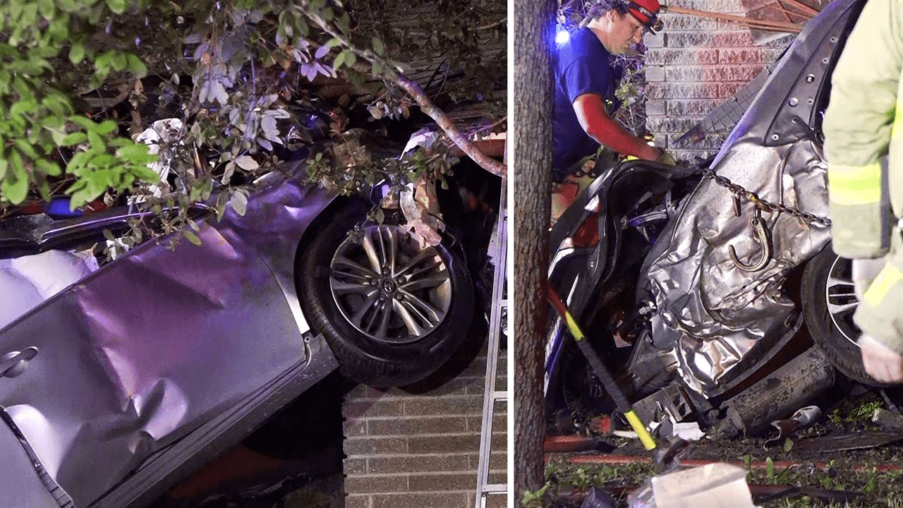 Un carro se estrella contra una casa en San Antonio y provoca incendio