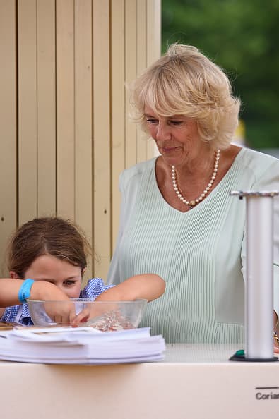 Camila tiene cinco nietos así que sabe lidiar con niños.