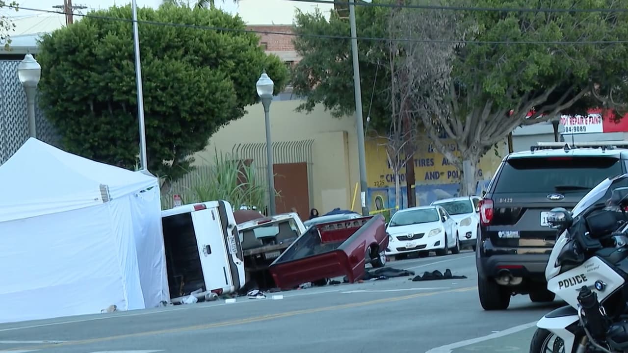 Fatal accidente en Boyle Heights deja un muerto y tres mujeres heridas de gravedad