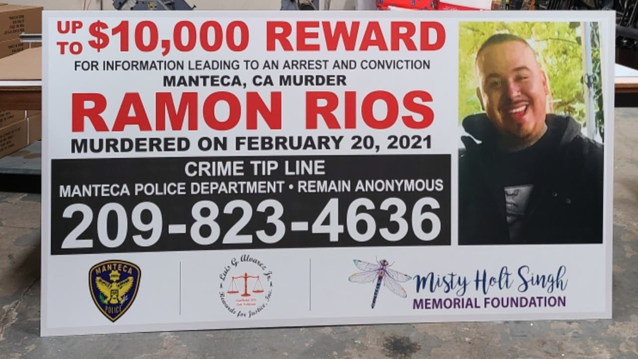 Asesinato de Ramón Ríos en Manteca: ofrecen una recompensa de $10,000 por información