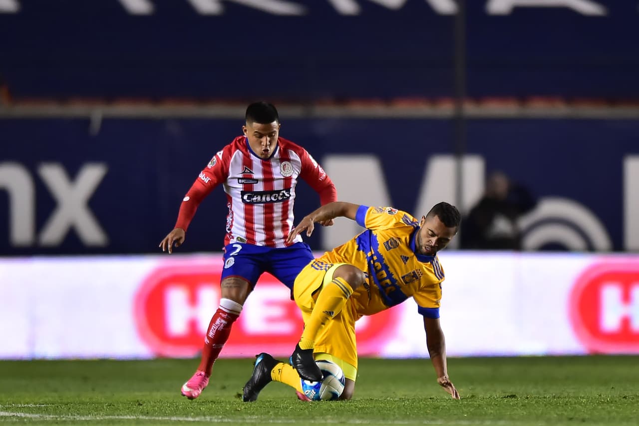 Atlético San Luis y Tigres nos regalan un empate lleno de emociones con un marcador de 2-2. Los potosinos quedan en séptimo lugar y los felinos en el octavo.