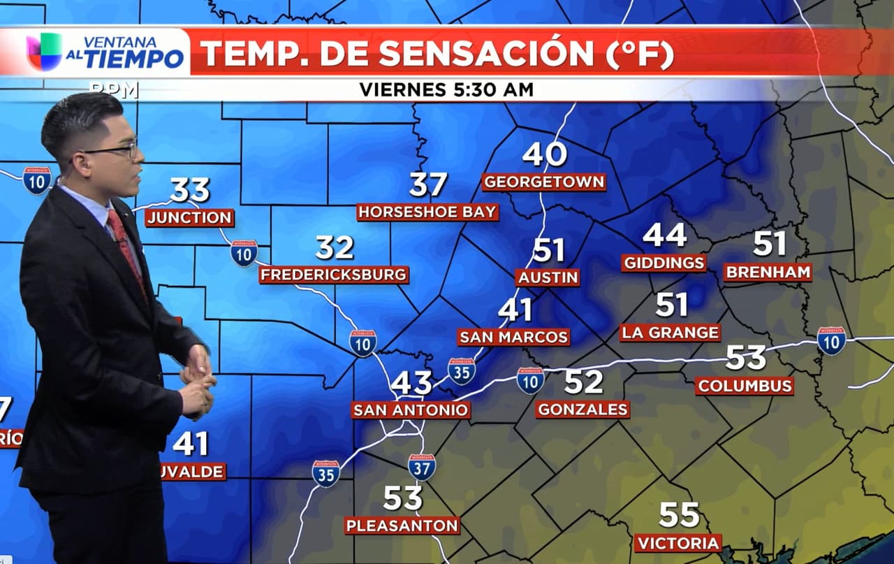 Se esperan algunas lluvias con una temperatura máxima de 59 grados 