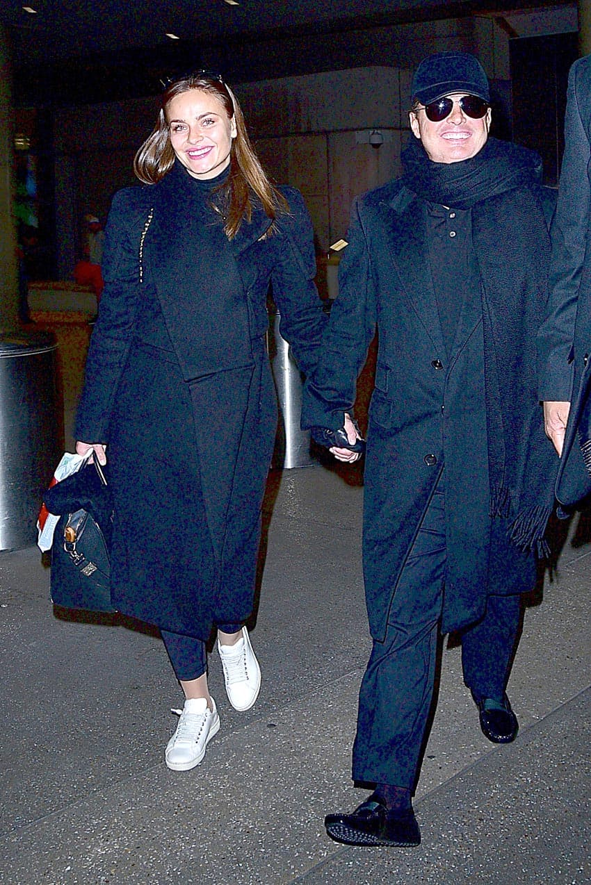 De manita sudada, Luis Miguel y Kasia.