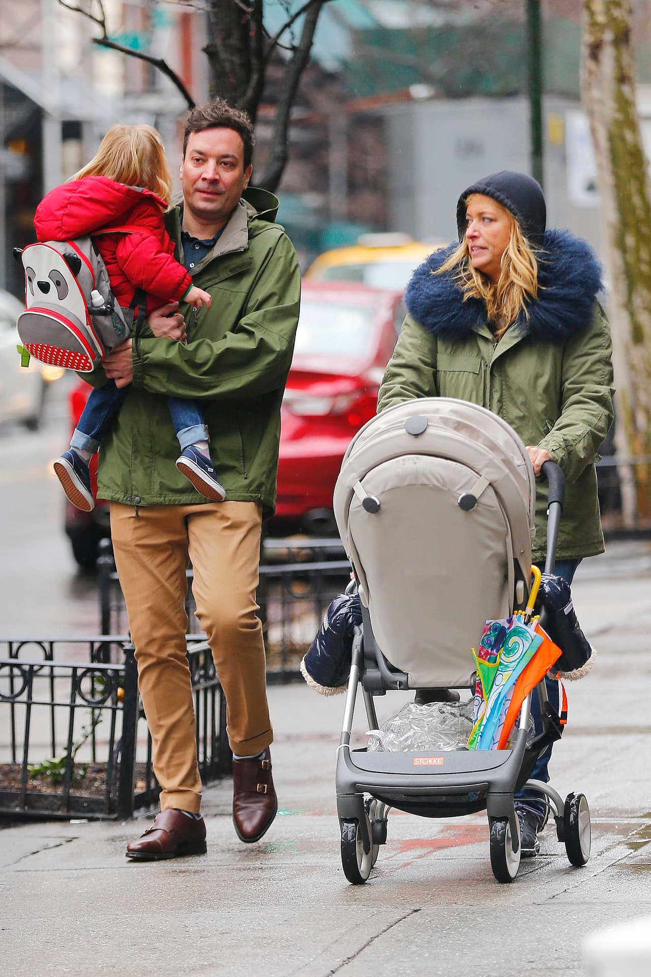 Una hermosa pareja, Jimmy Fallon con Nancy Juvonen