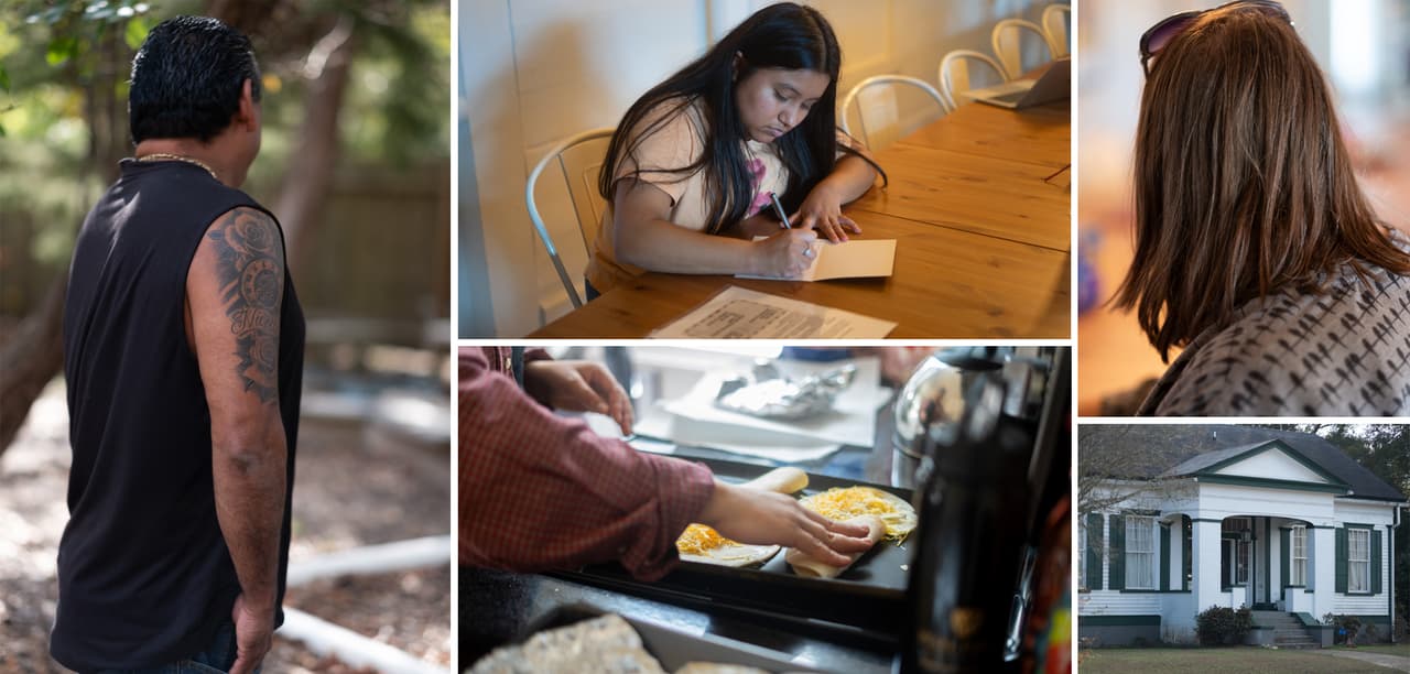 En las sombras de un centro de detención de inmigrantes, una pequeña casa ofrece refugio