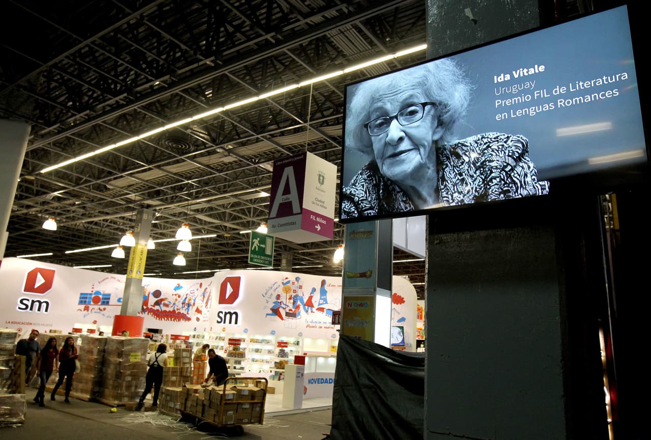 Ida Vitale obtuvo el premio de la Feria Internacional del Libro de Guadalajara en 2018.