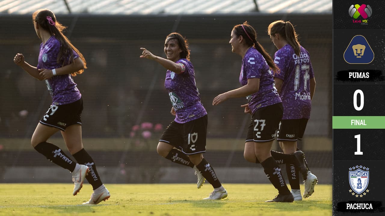 Pachuca se lleva una gran resultado al Hidalgo tras vencer a Pumas