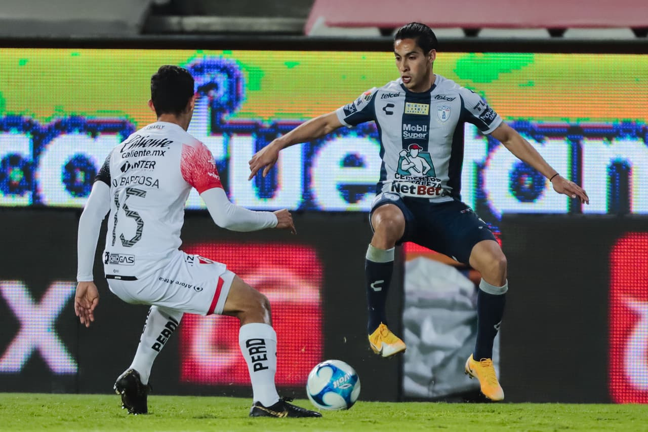 Con gol de Nacho Malcorra desde el punto penal, Atlas logra vencer a Pachuca 0-1 para romper una racha de 10 partidos sin ver la victoria.