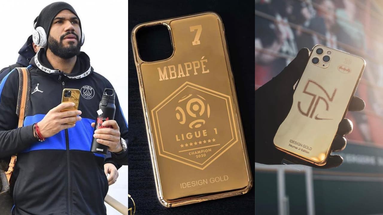 ¡Lujo de campeón! Las fundas de oro diseñadas para el campeón PSG