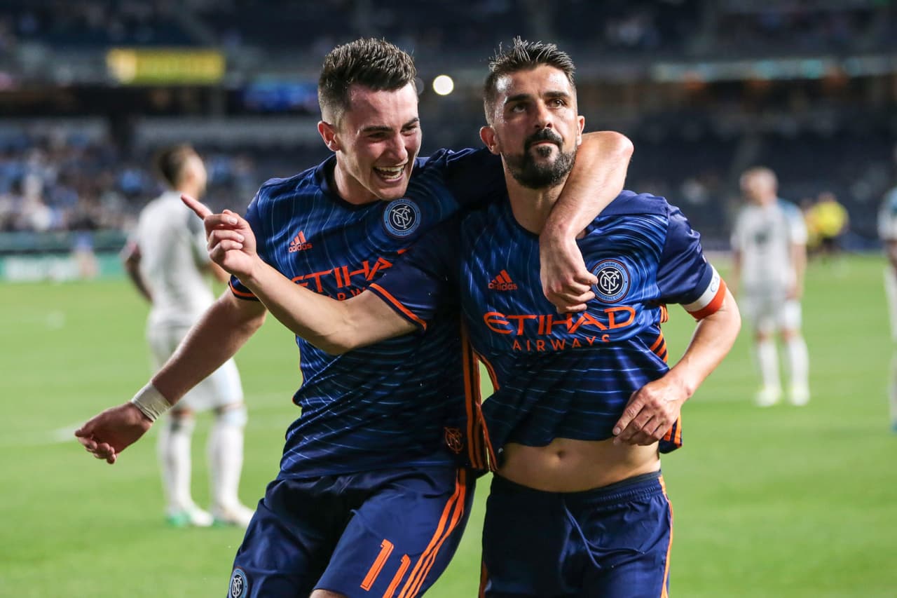 David Villa celebró la victoria "con mucha personalidad" de NYCFC frente a Minnesota
