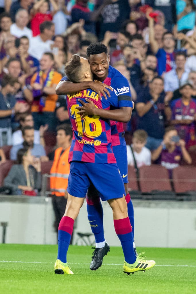 Ansu Fati anotó dos goles en sus primeros tres partidos de LaLiga. Messi requirió 13 partidos.