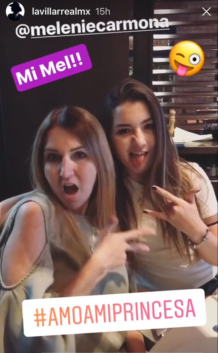 Alicia compartió este día tan especial con sus seres más queridos, como su hija Melanie de 15 años.