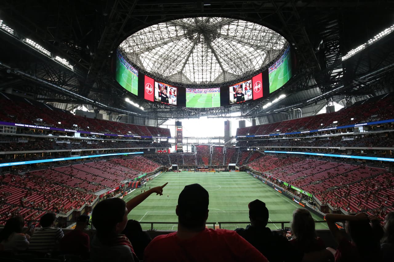 La ciudad de Atlanta nunca ha sido sede de un partido por una Copa del Mundo de la FIFA.
<br>