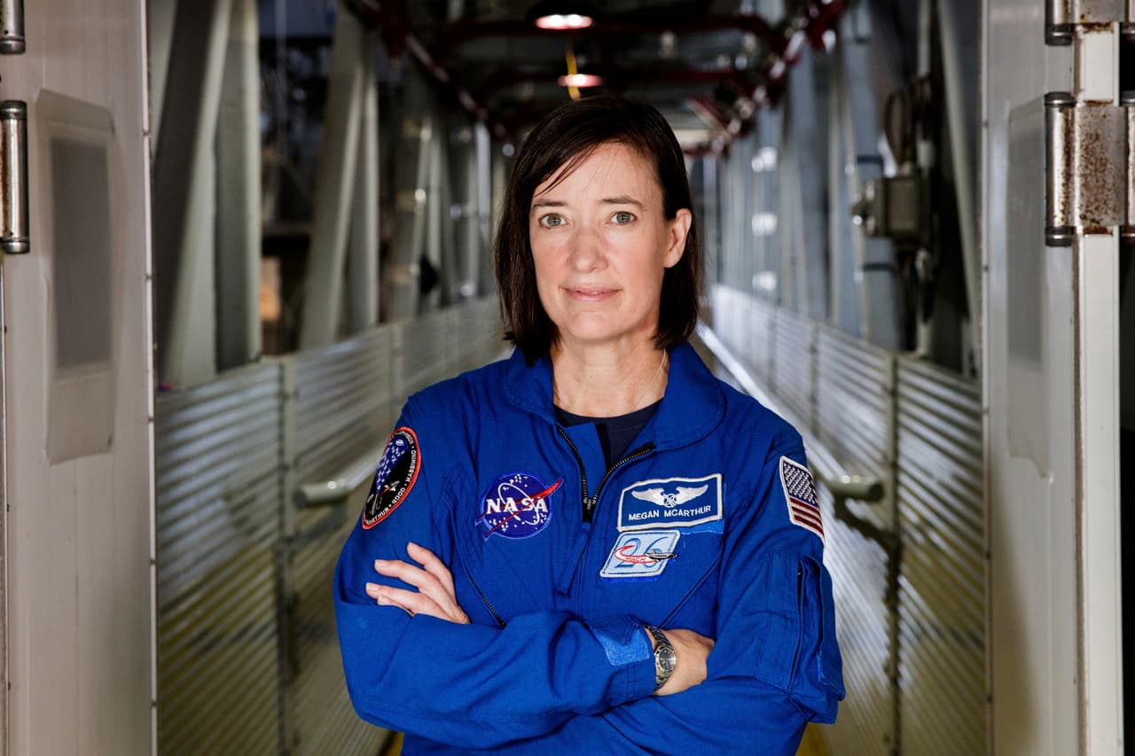 La astronauta Megan McArthur, de la NASA.