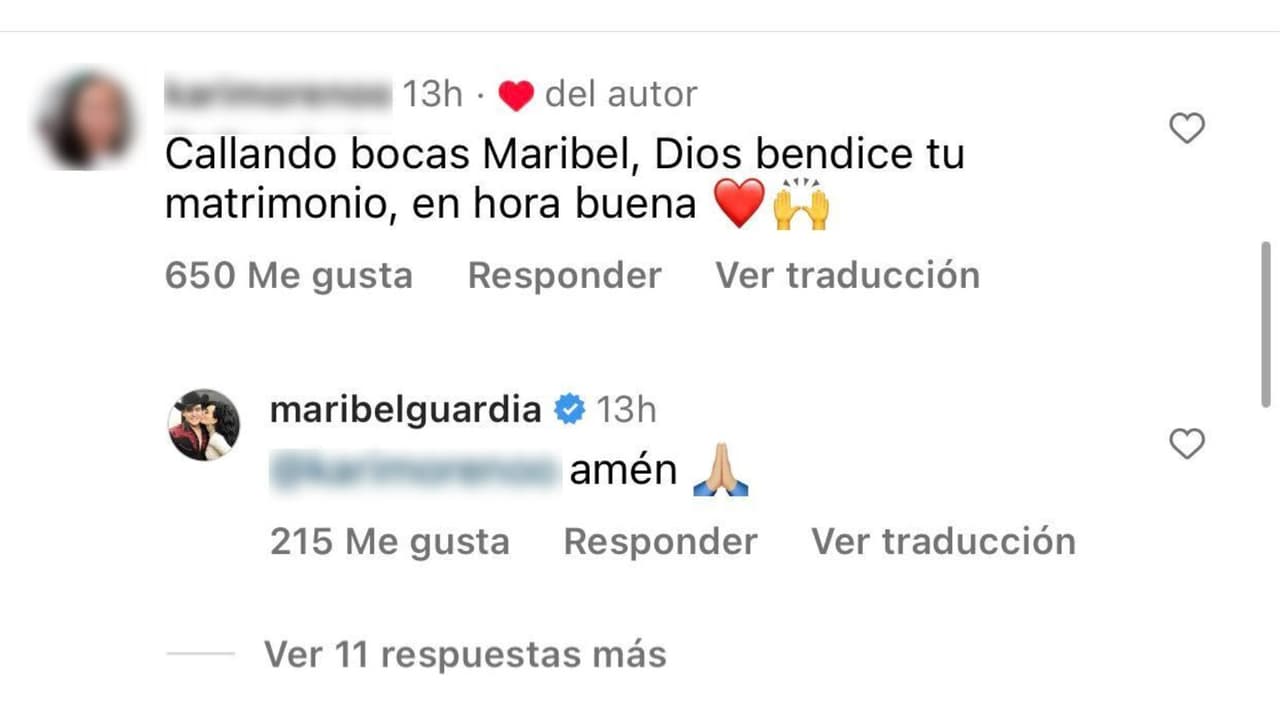 Maribel Guardia respondió así ante quienes le dijeron que está "callando bocas" tras los rumores de su matrimonio.
