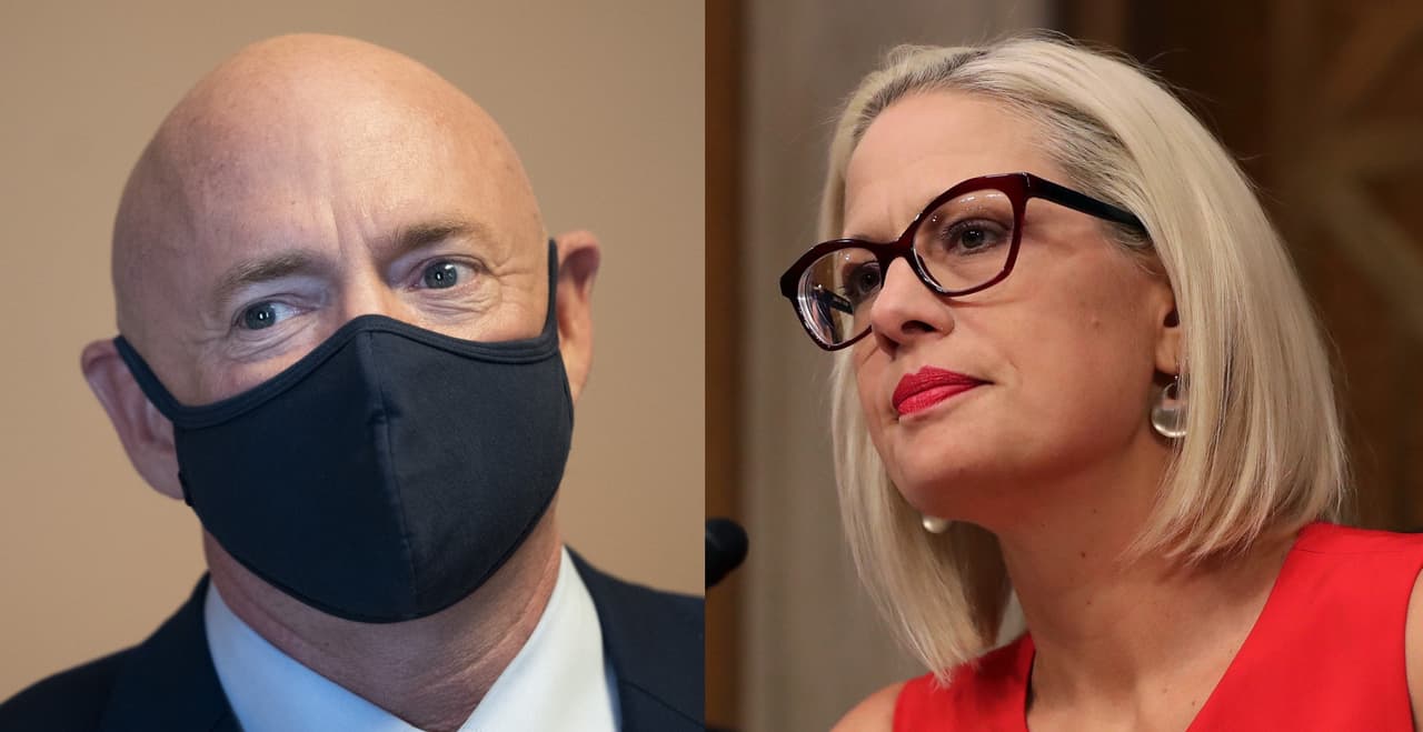  Kyrsten Sinema y Mark Kelly votaron por mantener a indocumentados por fuera del paquete de ayuda del gobierno