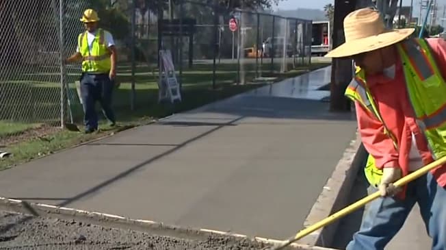 Los Ángeles comenzará obras para reparar las aceras a lo largo de la ciudad.