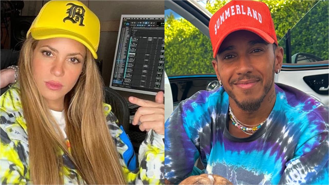 Shakira lo hace de nuevo: aparece en F1 para ver a Lewis Hamilton y se reaviva supuesto romance