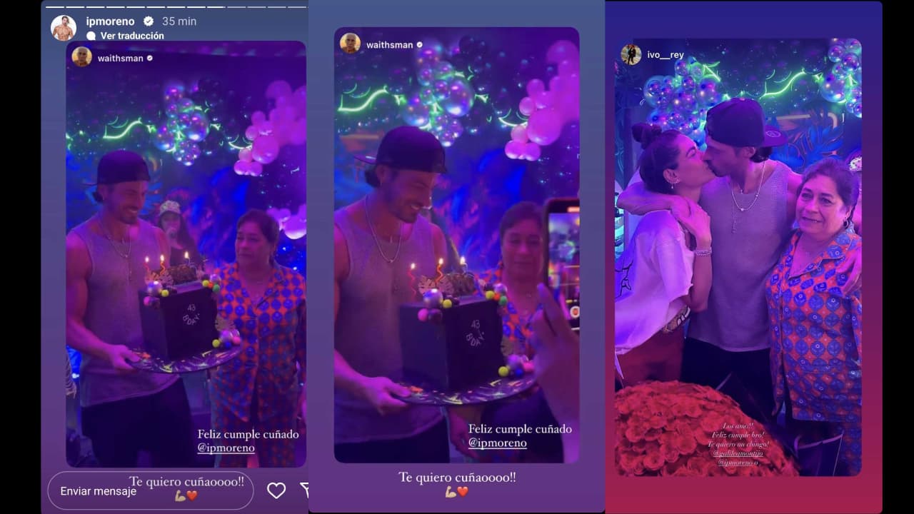 Galilea Montijo celebra el cumpleaños de su novio con fiesta y beso