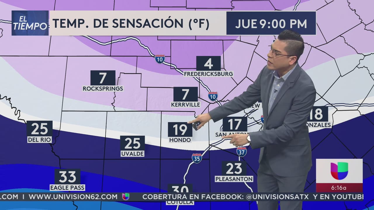Gabriel Torres te explica a qué hora llega el frío a San Antonio y el centro de Texas