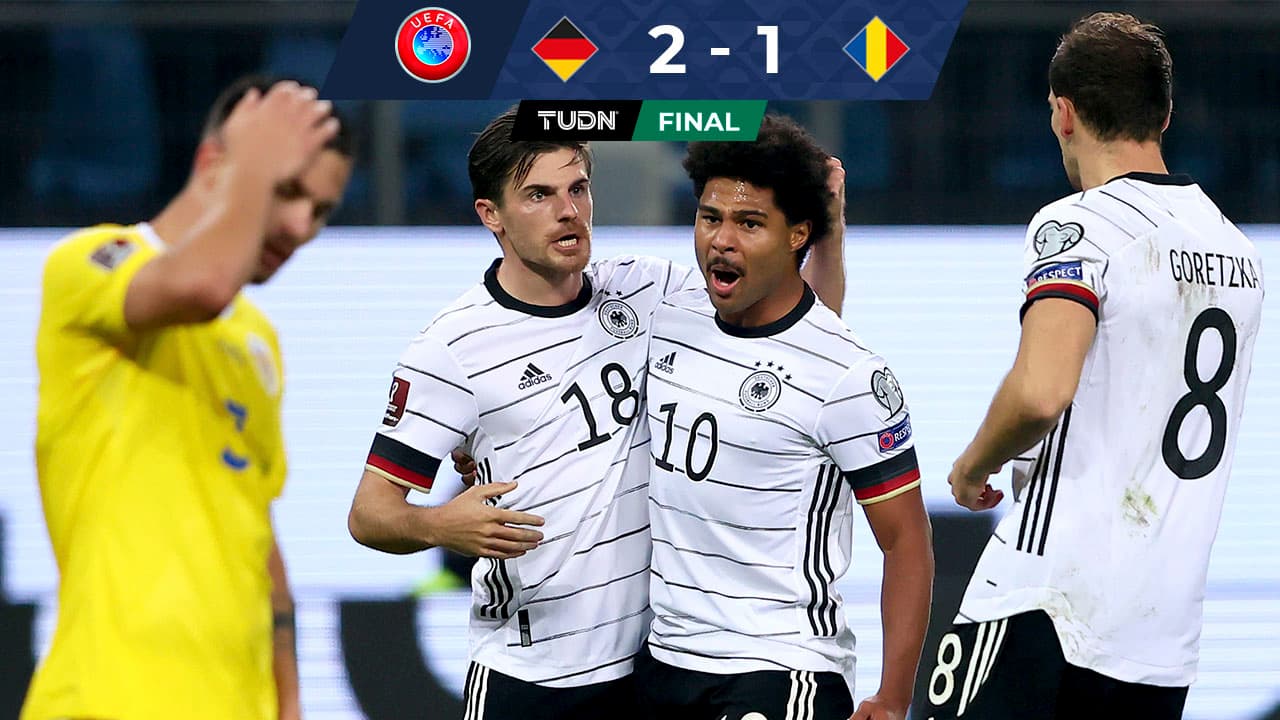 Alemania sufre, pero triunfa sobre Rumanía rumbo a Qatar 2022