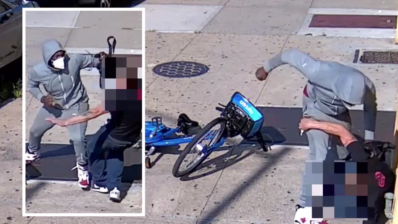 Se intensifica la búsqueda del sujeto que golpeó a un anciano a plena luz del día en Brooklyn