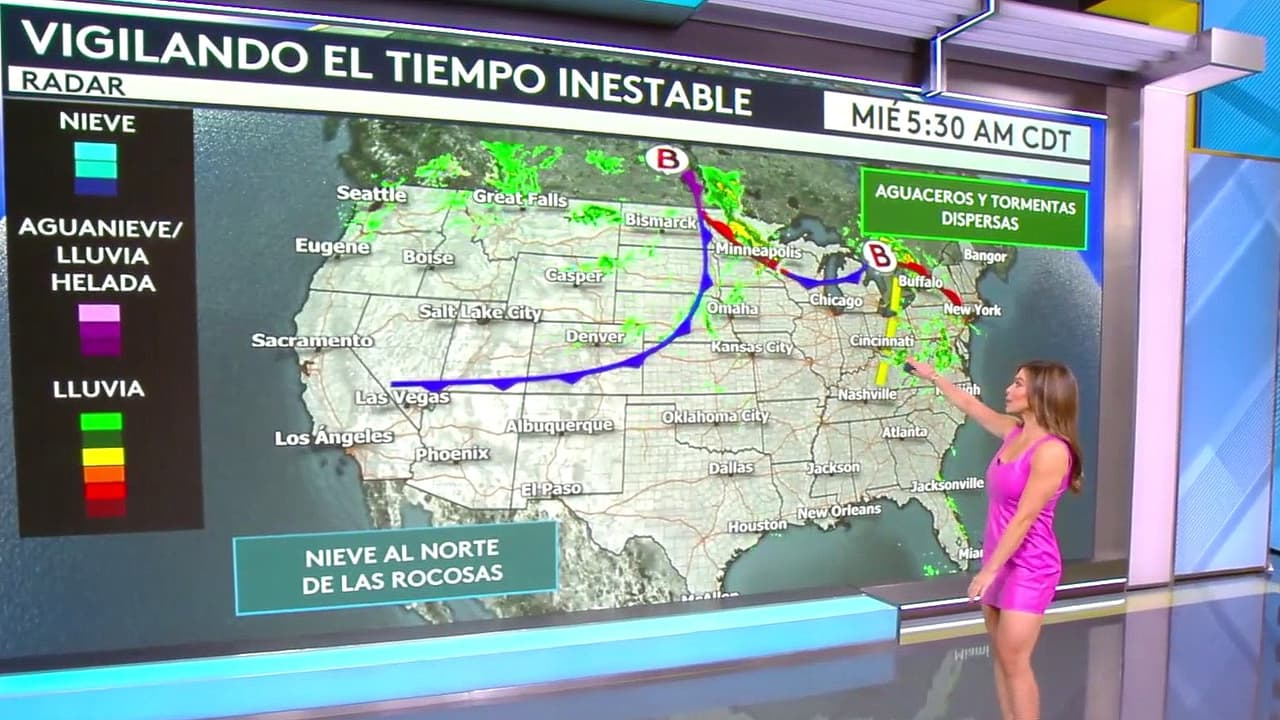 Clima hoy en EEUU, miércoles 10 de junio 2026: Fuertes lluvias en Chicago y el Medio Oeste con riesgo de tornados