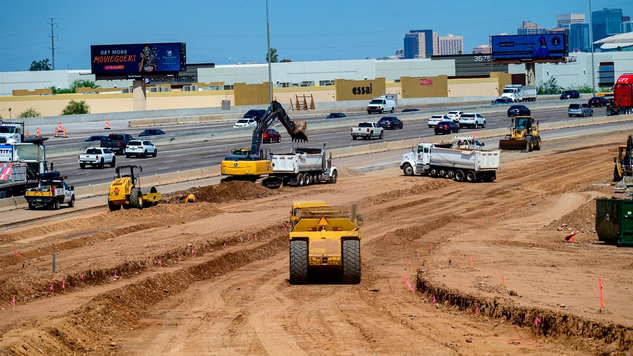 Circula con precaución: Estos son los cierres viales para el área de Phoenix del 16 al 19 de agosto