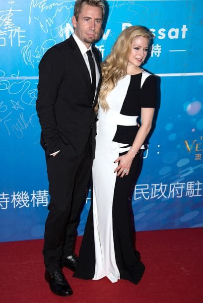 Una de las bodas que más causó conmoción fue la de Avril Lavigne con el músico, con Chad Kroeger, miembro de la banda Nickelback.