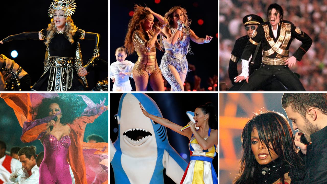 Los 9 shows del medio tiempo más comentados del Super Bowl