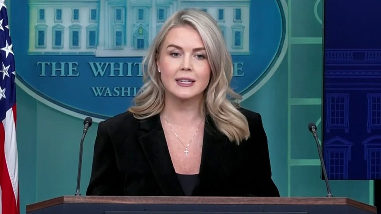Karoline Leavitt defiende acuerdo nuclear con Arabia Saudita, prensa cuestiona tensiones con Irán
