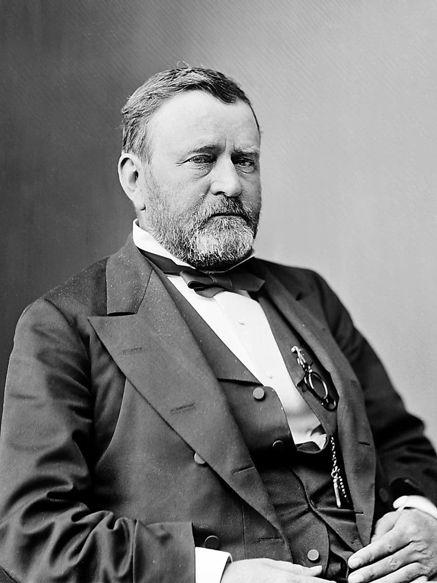 #18- Ulysses S. Grant. Mandato desde 4 de marzo de 1869, hasta 4 de marzo de 1877.