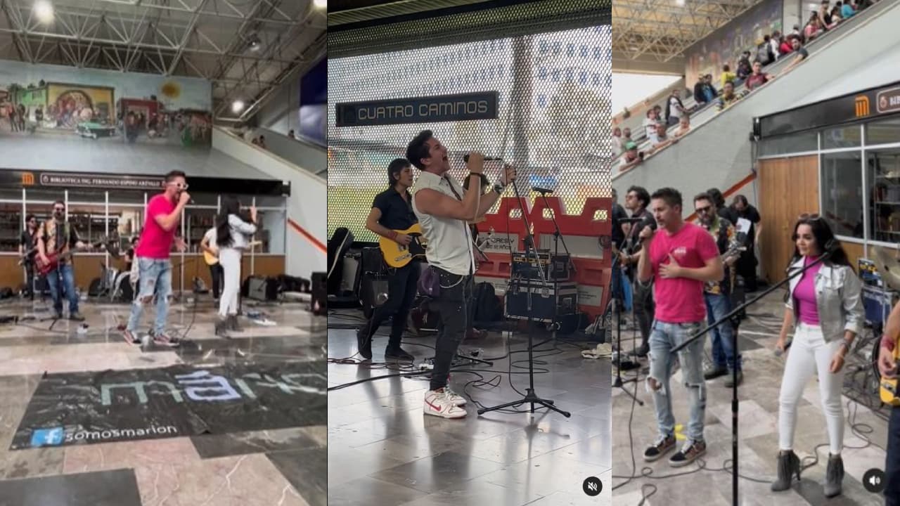 Jonathan Islas de 'La Mujer del Diablo' comparte en redes sociales sus presentaciones en el Metro