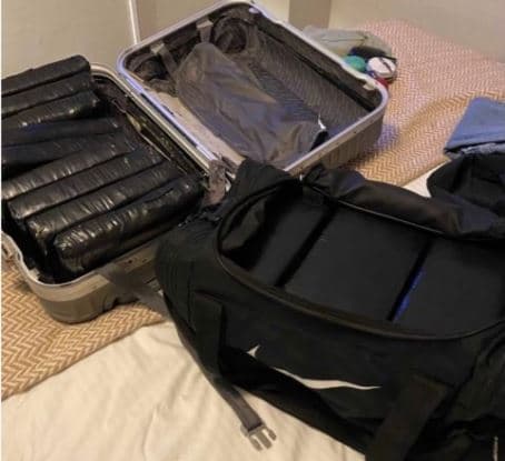 20 kilos de cocaína estaban en el hotel de Chicago.